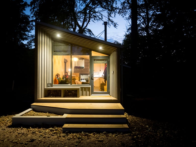 The green staycation spot is lovingly crafted from sustainable Scottish timber.