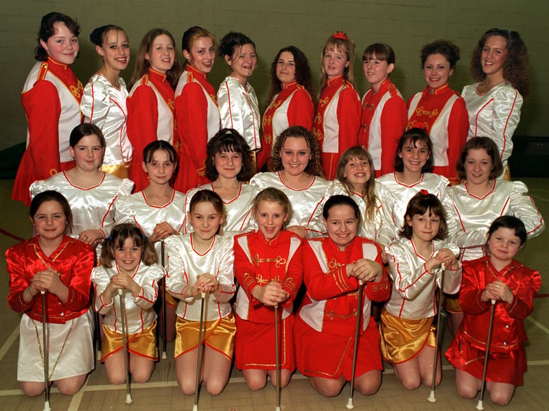 East Leeds Comets Show Majorettes pictured in March 1997.