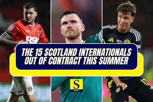 Here are the 15 Scotland internationals set to become free agents this summer. Cr: Getty Images