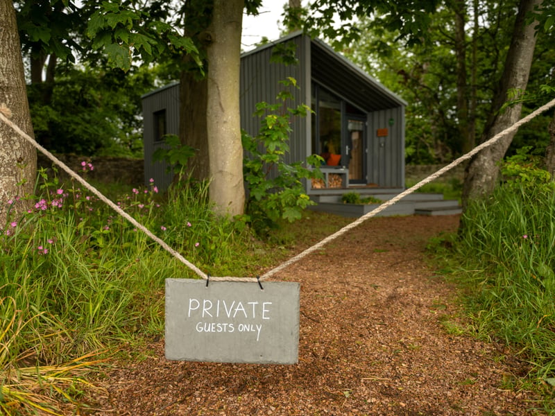Privacy comes as standard at The Bothy.