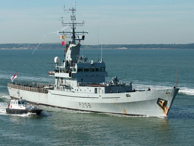 HMS Leeds Castle, a Castle-class offshore patrol ship which was commissioned in 1980, was decommissioned in 2005. She spent much of her time on fishery protection duties around the UK, and was a Falkland Islands guard ship. She was recommissioned as BNS Dhaleshwari in 2011, and has taken part in several multi-national exercises.