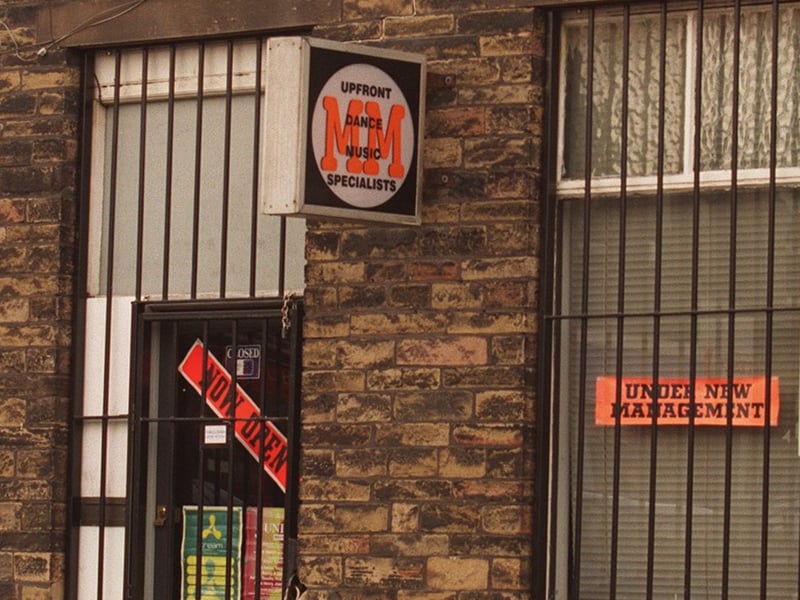 Do you remember Movin Melody Records on Horncastle Road? Pictured in September 1995.