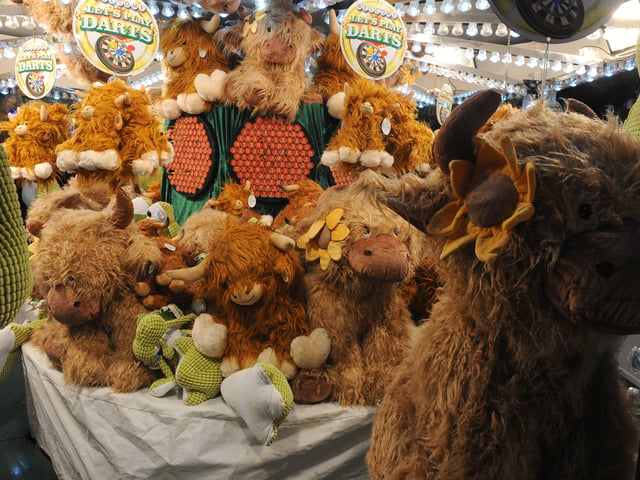 The fair operates on a pay-as-you-go basis, with individual fees for each ride and attraction payable at the kiosks on the day.