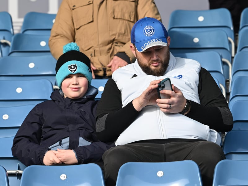  Portsmouth fans on Fratton return against Sheffield United