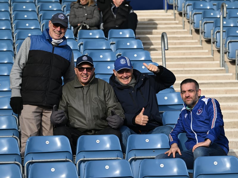  Portsmouth fans on Fratton return against Sheffield United