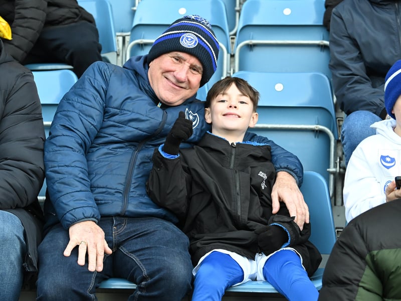  Portsmouth fans on Fratton return against Sheffield United