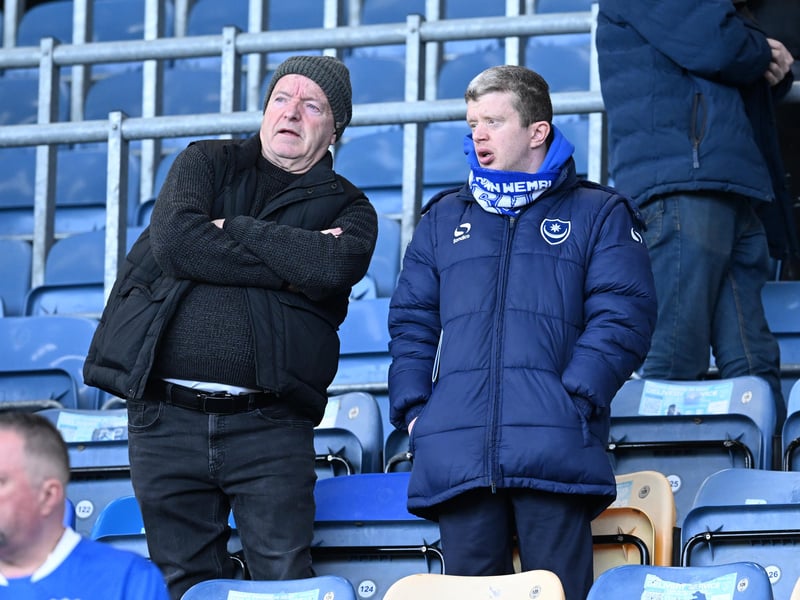 Portsmouth fans on Fratton return against Sheffield United