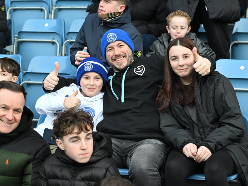  Portsmouth fans on Fratton return against Sheffield United