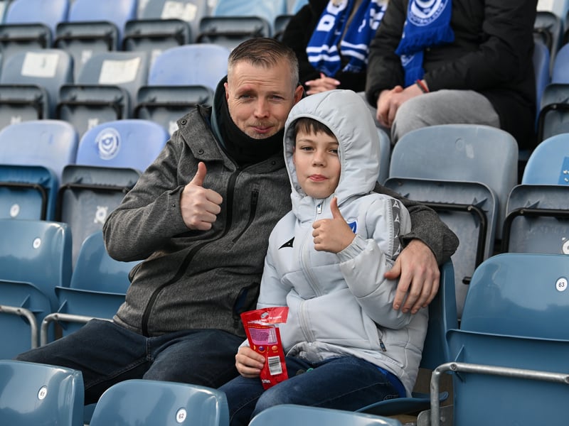  Portsmouth fans on Fratton return against Sheffield United