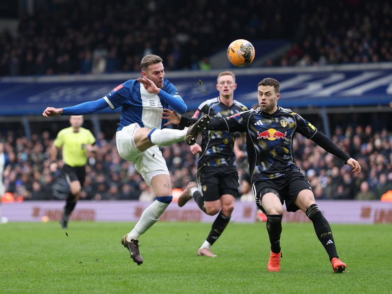 Leeds aren't likely to have wanted to give the Swede a full 120-minute stint at Birmingham but the game demanded it. Has fortunately had a full week's rest so should be recharged and ready to go.
