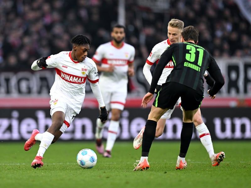 The youngster is currently struggling with adductor problem and would have been a doubt for the game, had he been included in Stuttgart's squad for the competition. He won't play against due to ineligibility.