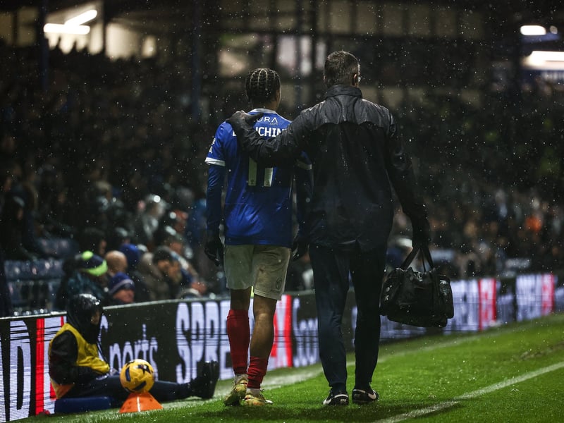 Pompey are still without the winger, who continues to be nursing a knee issue. The Swansea City loanee has been sidelined since November and the Blues are still in the dark over his potential return despite being in-and-out of training. Expected return: N/A.