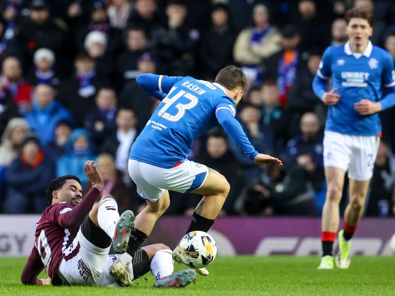 Early booking for a rash challenge, and taken off at half-time.