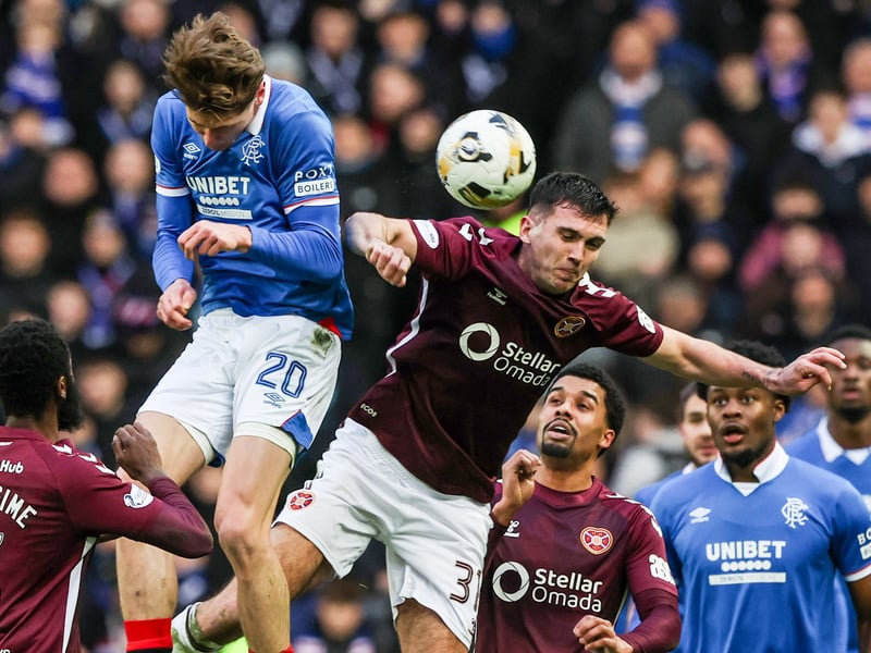 Pressured Steinwnder well for the equalising goal, which came at the perfect time. A physical presence that asked questions of Hearts' backline.