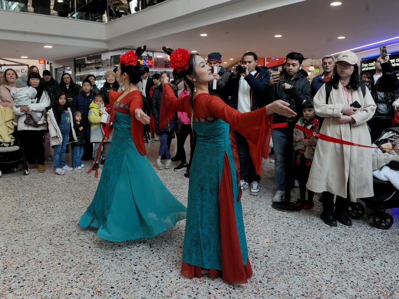 Dancers perform The Tune of the Peaceful Joy.