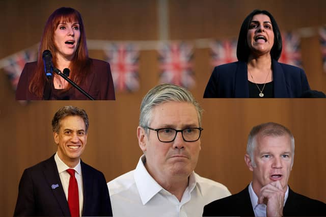 Four of the frontrunners to succeed Keir Starmer.