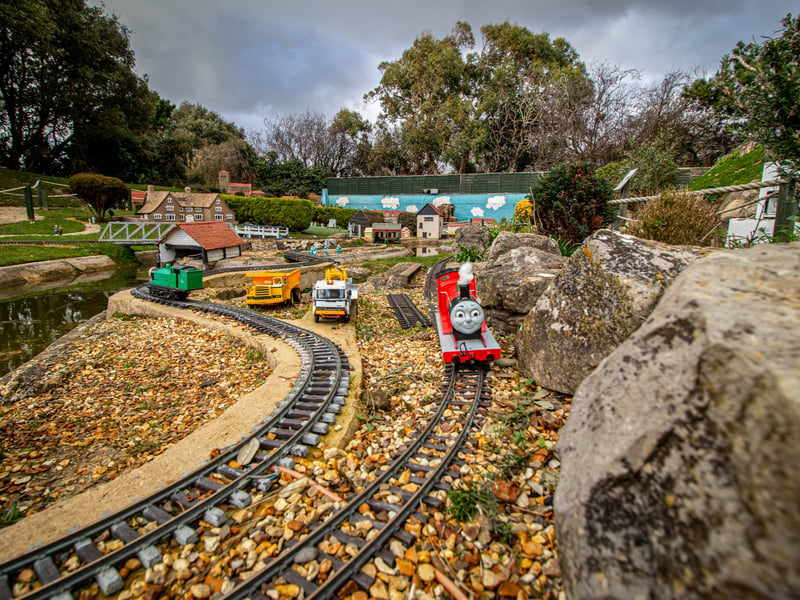 The popular Thomas the Tank Engine trains run around the attraction
Picture: Habibur Rahman
