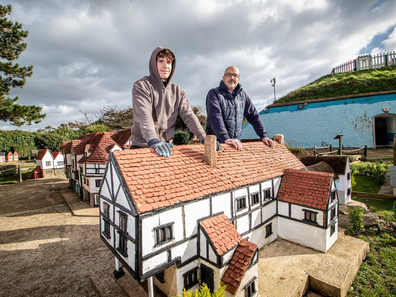 Village manager, Alfie Wilson with owner Mark Wilson
Picture: Habibur Rahman