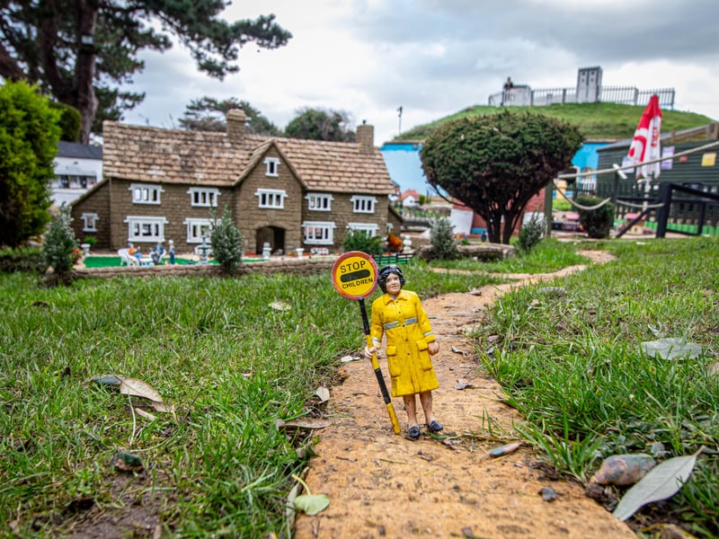 The Model Village even has its own school crossing patrol
Picture: Habibur Rahman