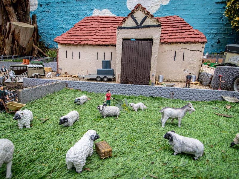 Sheep ad farmers inside Southsea Model Village
Picture: Habibur Rahman