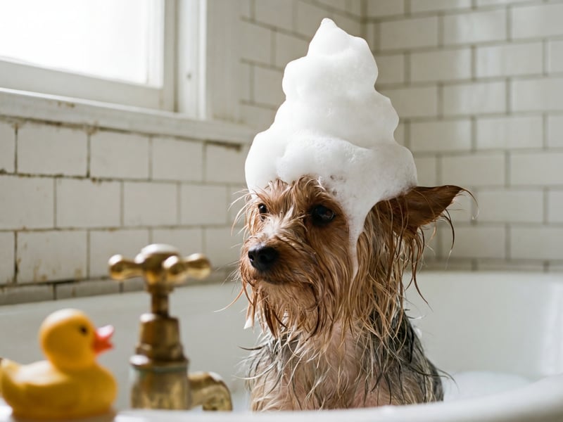 The Yorkshire Terrier's luxurious coat quickly builds up dirt, as do its hairy ears, while the skin around their mouth is prone to infection. Regular grooming and bathing will minimise any unwanted smells though.