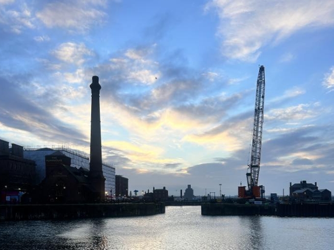 Canning Dock, by Mark Silcock.