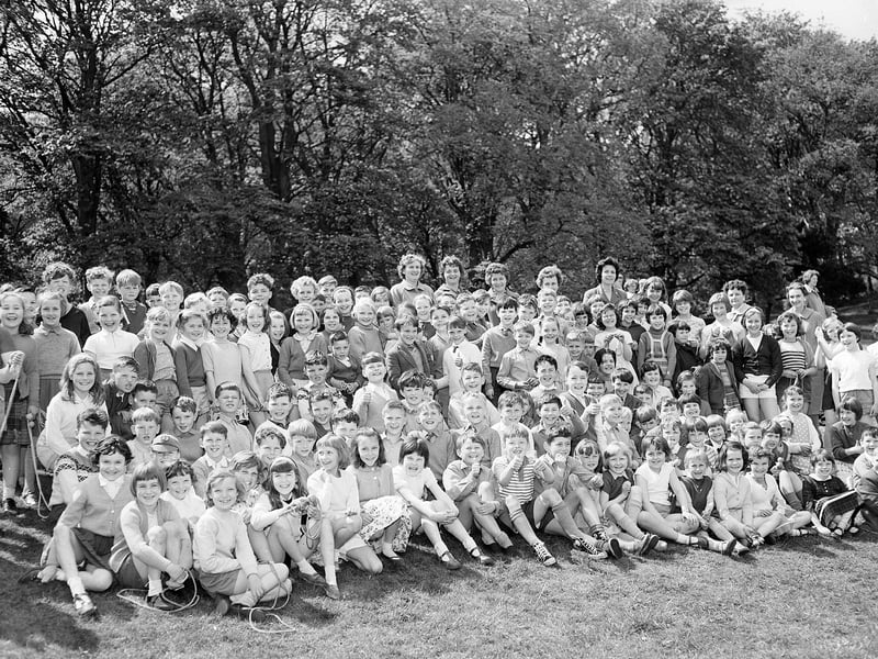 Davidson's Mains Primary School sports day in May 1963.
