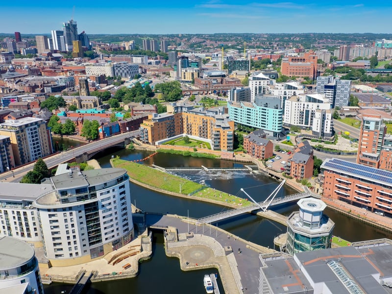 Leeds is the 12th best place to live in Yorkshire and the Humber, according to Garrington Property Finders, and the 110th best place in England and Wales. It was ranked 295th out of 1,447 cities, towns and villages nationally; 1,444th for wellbeing; 159th for natural environment; 77th for heritage/culture; and 385th for house price, quality and value. The average price of a family home there is £353,490, having risen by 1.05% in the last year.