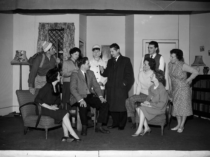 Davidson's Mains Church Dramatic Club present 'The Janus Case' in February 1963.