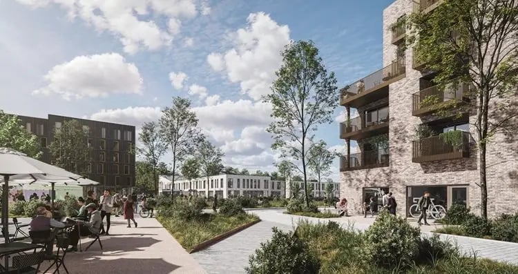 Another huge Ingliston development that has been given planning approval, the £1 billion Elements Edinburgh project would turn 72.4 acres of land into 3,005 homes, 50,000 m² of office space, two or three hotels, 5,300 m² of retail and leisure space, a primary school and a new Edinburgh Airport access road.