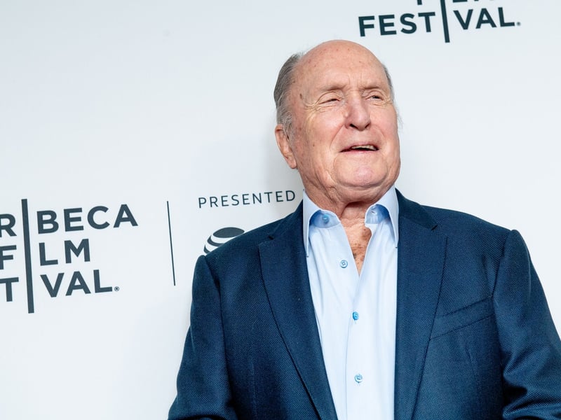 Hollywood actor Robert Duvall, who starred in The Godfather, died aged 95. He is pictured in 2019.