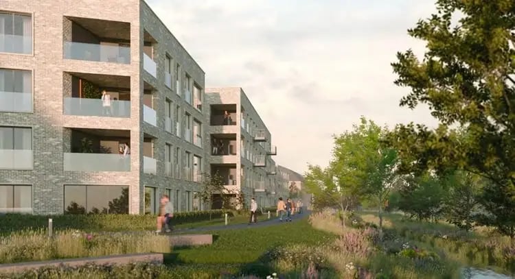 Planning has been approved for this 138 acre development at Gogar - phase one of the Edinburgh's Garden District scheme. It will create 1,350 new homes, a primary school and a neighbourhood centre.