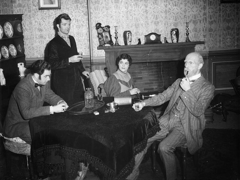Davidson's Mains Drama Club presents 'What Every Woman Knows' in the Little Theatre in February 1952.