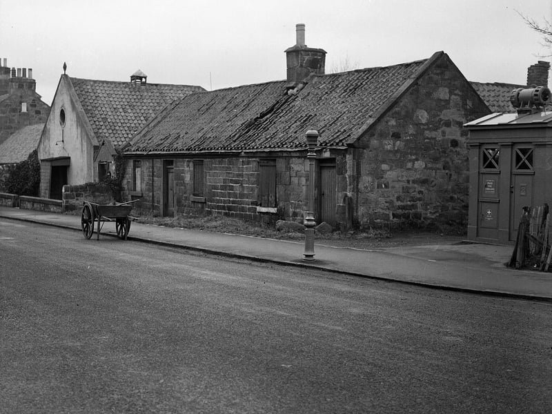 A property at The Greens in Davidson's Mains set to be demolished in January 1957.