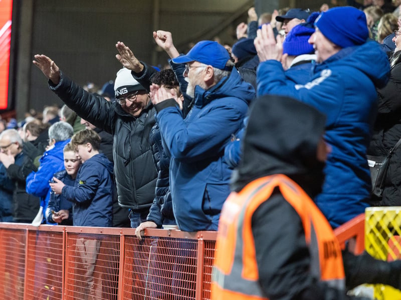 Brilliant pictures of partying Portsmouth faithful at Charlton Athletic