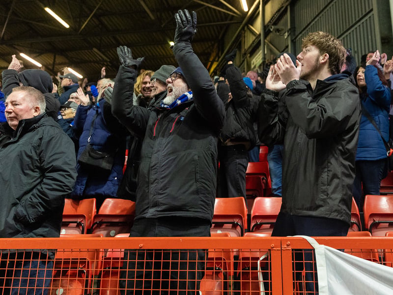Brilliant pictures of partying Portsmouth faithful at Charlton Athletic