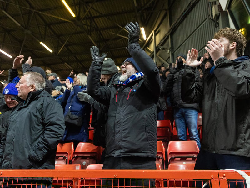 Brilliant pictures of partying Portsmouth faithful at Charlton Athletic