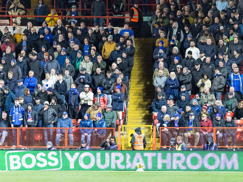 Brilliant pictures of partying Portsmouth faithful at Charlton Athletic