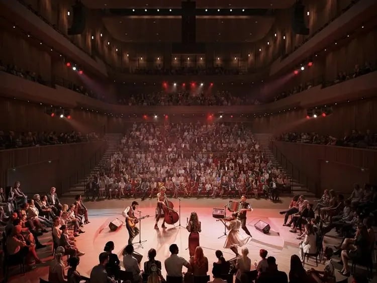 This £162 million new concert hall in the New Town is currently under construction and due to be completed by 2029.
Alongside the 1,000 seat concert venue there will be a multi-purpose space, a cafe and a bar. It will be connected to the neighbouring A-listed Dundas House .