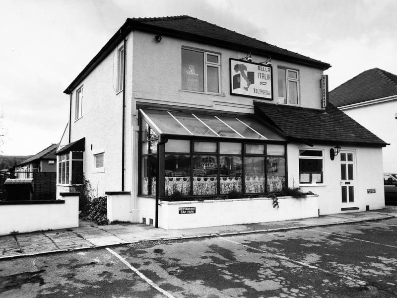 Did you enjoy a meal here back in the day? Bella Italia on Bradford Road pictured in March 1994.