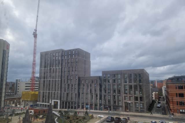 The site of Code can be seen at the food of the crane, where it is under construction. Photo: Iconic Media