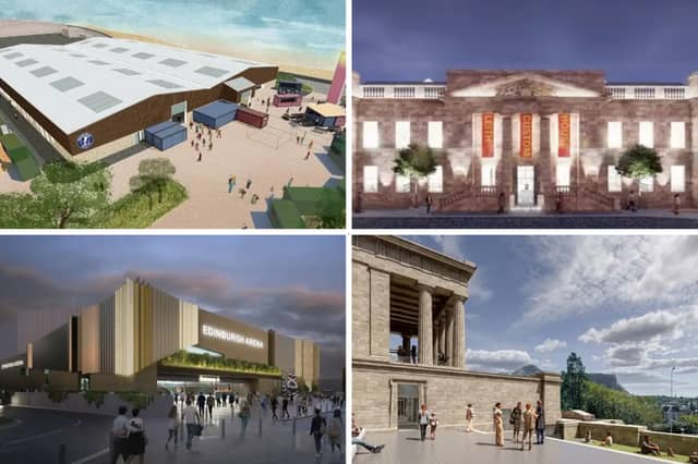 Four of the biggest cultural developments sent to be built in Edinburgh.