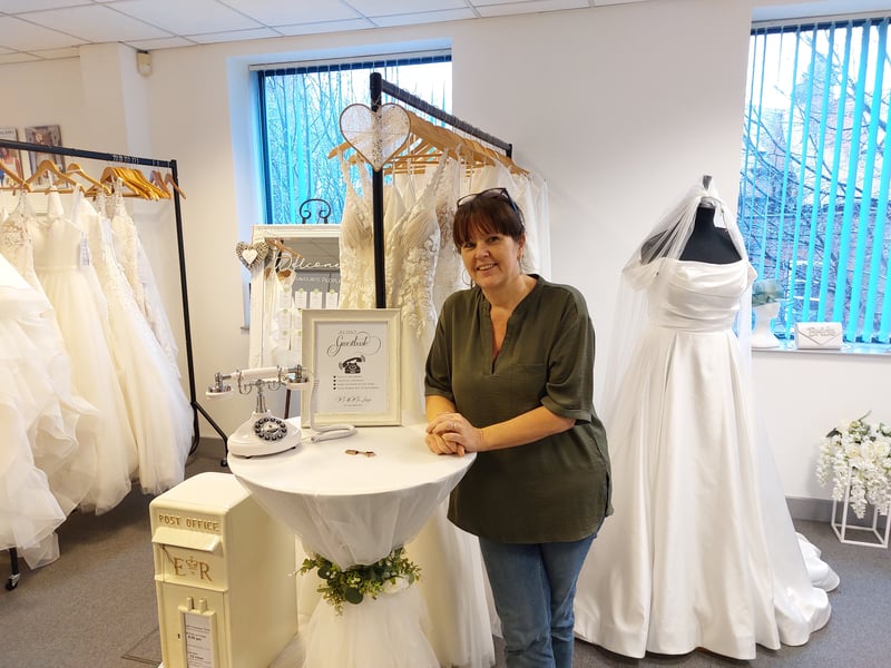 Lyn Massey has opened SC Bridal, an outlet in the Technopole building in Portsmouth stocking ex-sample dresses and older ranges.