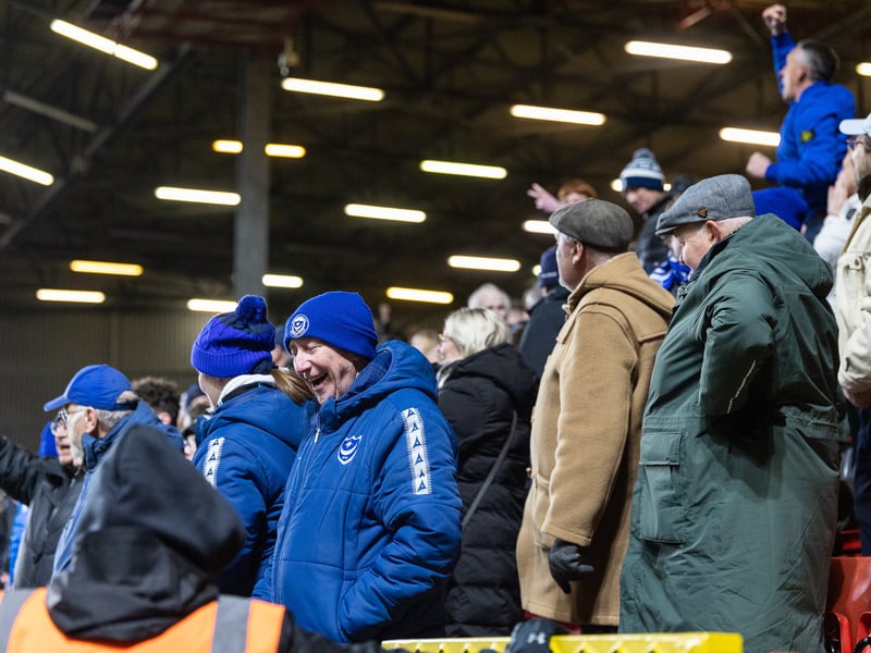 Brilliant pictures of partying Portsmouth faithful at Charlton Athletic