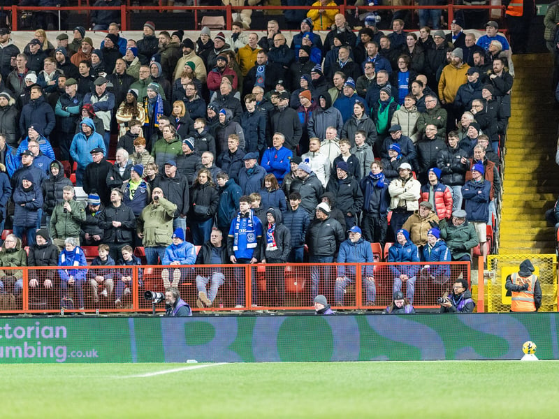 Brilliant pictures of partying Portsmouth faithful at Charlton Athletic