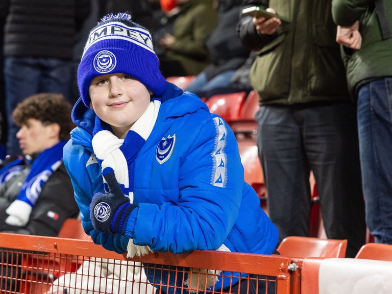 Brilliant pictures of partying Portsmouth faithful at Charlton Athletic
