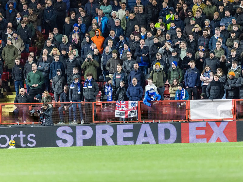 Brilliant pictures of partying Portsmouth faithful at Charlton Athletic