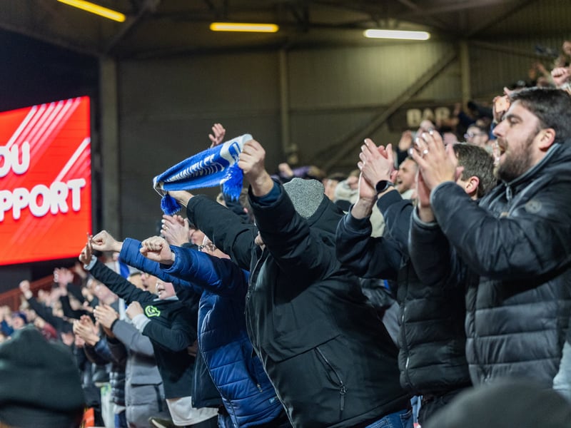 Brilliant pictures of partying Portsmouth faithful at Charlton Athletic