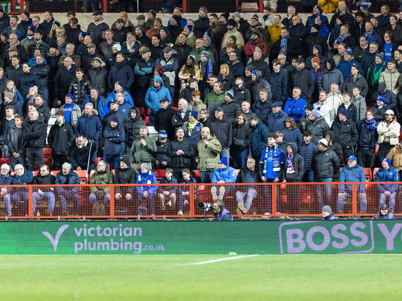Brilliant pictures of partying Portsmouth faithful at Charlton Athletic