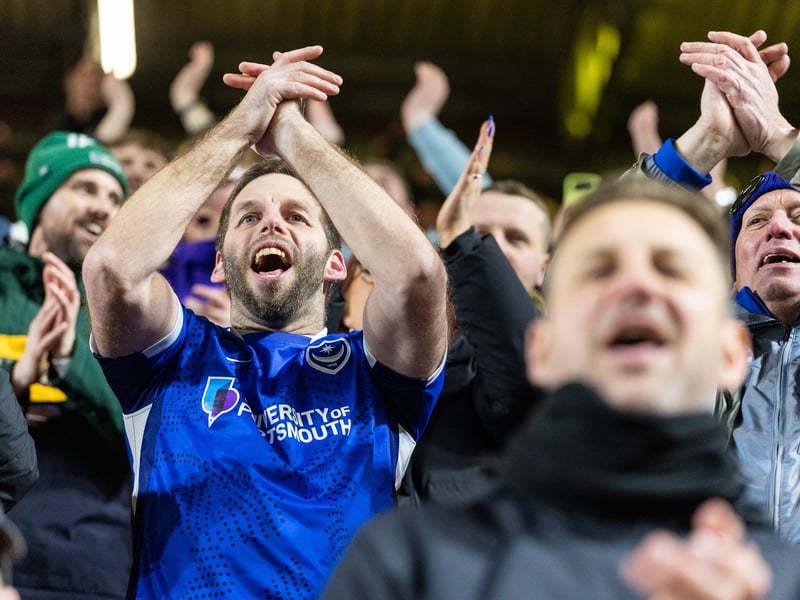 Brilliant pictures of partying Portsmouth faithful at Charlton Athletic